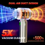 SZUK 2026 New Mini Car Vacuum Cleaner 985000Pa Wireless Vacuum Cleaner Powerful Suction Handheld Portable Vacuum Cleaner For Car - Image 3