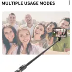 Roreta 2024 NEW Bluetooth Selfie Stick  Foldable Wireless Tripod with Bluetooth Shutter Monopod Live Photograph for iphone - Image 4