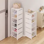 Multiple Layers Shoe Organizer Use At the Door Shoe Rack Organizer Nonwovenfabric Rack Stackable Shelf Adjustable Saving Space - Image 2