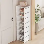 Multiple Layers Shoe Organizer Use At the Door Shoe Rack Organizer Nonwovenfabric Rack Stackable Shelf Adjustable Saving Space - Image 4