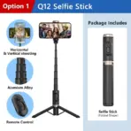 Roreta 2024 NEW Bluetooth Selfie Stick  Foldable Wireless Tripod with Bluetooth Shutter Monopod Live Photograph for iphone - Image 7