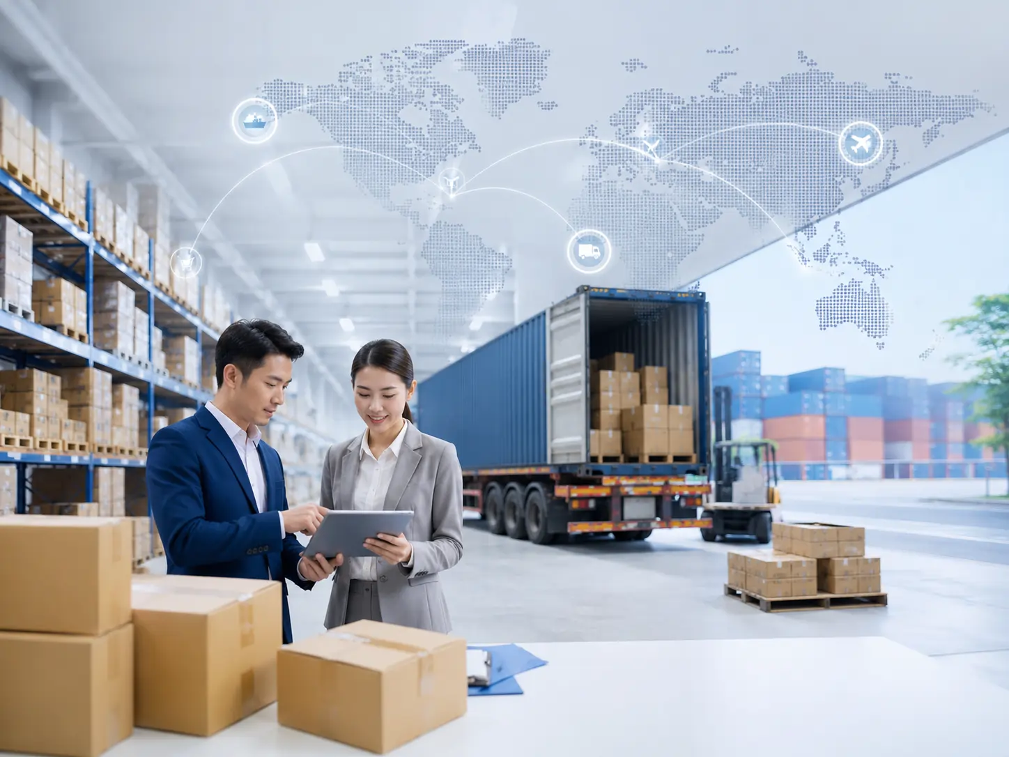 China sourcing warehouse and logistics