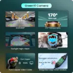 GreenYi AHD 1920x1080P Car Rear View Camera 170° Fisheye Golden Lens Full HD Night Vision Vehicle Reversing Front Cameras G899 - Image 2