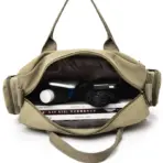 Brand Men Crossbody Bags Male Canvas Shoulder Bags Boy Messenger Bags Man Handbags for Travel Casual Large Satchel Grey - Image 5