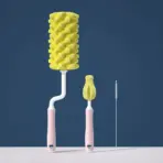 Silicone Bottle Cleaning Brush Baby Pacifier Straw Scrubber Small Brush 360 Degree Glass Cup Washing Kitchen Cleaning Tool Set - Image 5