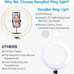 26 33CM Video Lights Dimmable Light Selfie LED Ring Light USB Ring Lighting Lamp With Tripod Stand To Make Youtube Ringlight - Image 3