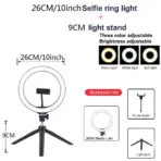 26 33CM Video Lights Dimmable Light Selfie LED Ring Light USB Ring Lighting Lamp With Tripod Stand To Make Youtube Ringlight - Image 10
