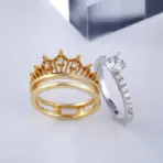 Exquisite Crown Detachable Rings for Teen Girls Jewelry for Women Trendy Jewelry Accessories for Women's Jewelry Couple Ring - Image 3