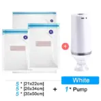 Reusable Vacuum Food Storage Zipper Bags Set Electric Handheld Vacuum Sealer Pump Sous Vide Bags USB Rechargeable BPA Free - Image 15