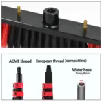 CNHOPOLE Accessory for Water Fed Pole Brush Head Window Solar Panel Cleaning (Without Pole) - Image 4
