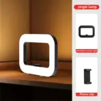 Portable Handheld Ring LED Light New Rabbit Cage Lighting Photography Lamp for Mobile Live Broadcast Selfie Light Decoration - Image 8