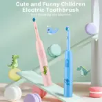 Rechargeable Smart Toothbrush for Children Cleaning Whitening & Massage 3 Modes IP67 Electric Cartoon Toothbrush 2-Min Timer - Image 6