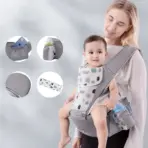 Newborn Ergonomic Baby Carrier Backpack Infant Baby Hipseat Carrier Front Facing Ergonomic Kangaroo Baby Wrap Sling Travel - Image 7