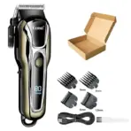 Kemei PG1990A Rechargeable Hair Clipper or Limit Combs Professional Cordless Men Hair Trimmer Men's Hair Cutting Machine Barber - Image 10
