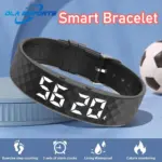 2026 Outdoor Smartwatch Sports Bracelet Vibration Alarm Clock Reminder Sleep Monitoring 24 Hours Pedometer Rechargeable Bracelet