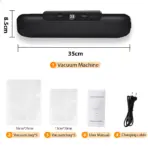 saengQ Vacuum Sealer Packaging Machine Food Vacuum Sealer With Free 10pcs Vacuum bags Household Vacuum Food Sealing - Image 8