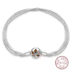 Bracelet Silver 925 Original 17-20CM Star Moon Sun Four Leaf Clover Green Zircon Bracelets Fit DIY Charms Birthday Jewelry Gifts - Image 66
