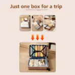 Vacuum Storage Bags With Valve Folding Compressed Space Saving Clothes Storage Big Size For Towel Cloth Blanket - Image 3