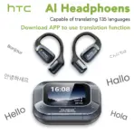 【AI Translator Earbuds】HTC NE25 Bluetooth Earphones LCD Touch Screen Sport Wireless Headphones Long Life with HD Mic - Image 7