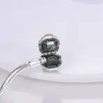 Bracelet Silver 925 Original 17-20CM Star Moon Sun Four Leaf Clover Green Zircon Bracelets Fit DIY Charms Birthday Jewelry Gifts - Image 4