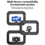 Handheld Ring LED Rechargeable Fill light Portable Mobile Phone Live Broadcast Photography Desktop Rabbit Cage Selfie Light - Image 3