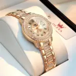 OLEVS Original Diamond Watch for Women Fashion Elegant Stainless Steel Waterproof Quartz Wristwatch Luxury Ladies Dress Watches - Image 8