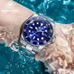 ADDIESDIVE Stainless Steel Watch Men's European and American Business Leisure Quartz Watch Waterproof Outdoor Sports Watch - Image 4