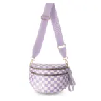 DOYOGI Black and White Checkered Spacious Bum Bag Crossbody Bags for Women Nylon Travel essentials Mommy Bag Diaper Bag  for Mom - Image 16