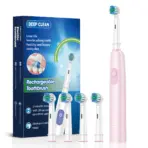Electric Toothbrush Rotary Cleaning Teeth Brush Waterproof Electronic Tooth Brush With Timer Rechargeable Toothbrush with 8 Head - Image 9