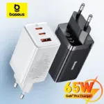 Baseus 65W GaN Charger Quick Charge Type C PD QC Charger USB Charger Portable Fast Charger For Laptop iPhone 17 16 15 14 13 Pro