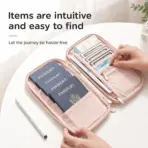 RFID Blocking Passport Holder Travel Wallet Durable Anti-Theft Card Slots Protective Case Flights Travel Organizer for Women Men - Image 4