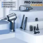 Wireless Car Vacuum Cleaner Strong Cordless Cleaner Suction Handheld Auto Vacuum Home&Car Dual Use MiniVacuum Cleaner Appliance - Image 7