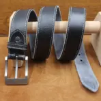 Natural cowhide belt for men's hard metal buckle soft original cowhide mens leather belt unique texture real leather jeans belt - Image 9