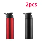 1-15PCS Portable Stainless Steel Bicycle Water Bottle Straight Drinking Outdoors Sports Travel Kettle Metal Water Bottle - Image 10