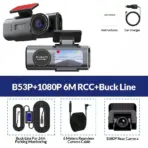 Dash Cam 4K UHD Recording Car Camera DVR Night Vision Video Recorder Built-In Wi-Fi Support GPS 24H Parking - Image 3