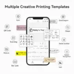 Niimbot D110 Smart Portable Label Printer Mini Pocket Thermal Sticker Maker Self-adhesive Label Papers For Office Home USE - Image 3