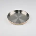 Big Baby Feeding Plate Silicone Stainless Steel Boy Girl Tableware Cute Plain - Image 10