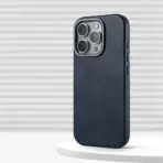 Luxury Business Retro Leather Magnetic Case For iPhone 17 Pro Max 16 Plus 15 14 13 MagSafe Alloy Lens Wireless Charging Cover - Image 9