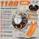 New T-Rex3 Ultra 1100mAh Battery Smart Watch GPS Track Compass IP69K Waterproof Sports tracker Outdoors Military Smartwatches - Image 18