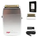 11000 RPM POP Barbers P620 Professional Electric Men's Beard Trimmer Double Foil Shaver Electric Shaver USB Hair Cutting Machine - Image 18