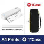 Portable A4 Thermal Printer Bluetooth Photos PDF Document Printing Machine Folded Rolls Paper For Office Work Home School Travel - Image 15