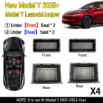 TPE Under Seat Storage Box For Tesla Model Y Juniper 2025 Center Console Organizer Bin Front Backseat Bag Trash Tray Accessories - Image 10