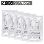 Hanging Vacuum Storage Bags, Hanging Space Saver Bags, Hanging Storage Bags for Clothes, Vacuum Sealed for Suits, Dress, Jacket - Image 12