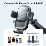 Joyroom Universal Car Mount Phone Holder with Suction Cup Base Dashboard Car Cell Phone Stand For iPhone Samsung Google Huawei - Image 5