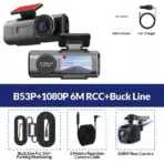 Dash Cam 4K UHD Recording Car Camera DVR Night Vision Video Recorder Built-In Wi-Fi Support GPS 24H Parking - Image 4