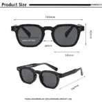 CATERSIDE Fashion Men Sunglasses Small Frame Square Personalized Design Sun Glasses Women Travel Party Business Festival Gift - Image 5