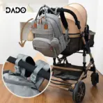 Diaper Bag Backpack Baby Essentials Travel Tote Multifunction Waterproof with Changing Station Pad Stroller Straps Big for Mommy - Image 4