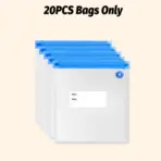 Reusable Vacuum Sealed Bags for Microwave Frozen Boiled Food Storage Wet Dry Household Kitchen Use - Food Preservation Bags - Image 10