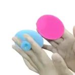 1PC Silicone Face Brush, Gentle Skin Scrubber, Soft Shower Brush, Facial Cleanser Tool, Baby Bath Brush, SPA Skin Care Accessory - Image 4