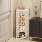 Multiple Layers Shoe Organizer Use At the Door Shoe Rack Organizer Nonwovenfabric Rack Stackable Shelf Adjustable Saving Space - Image 20